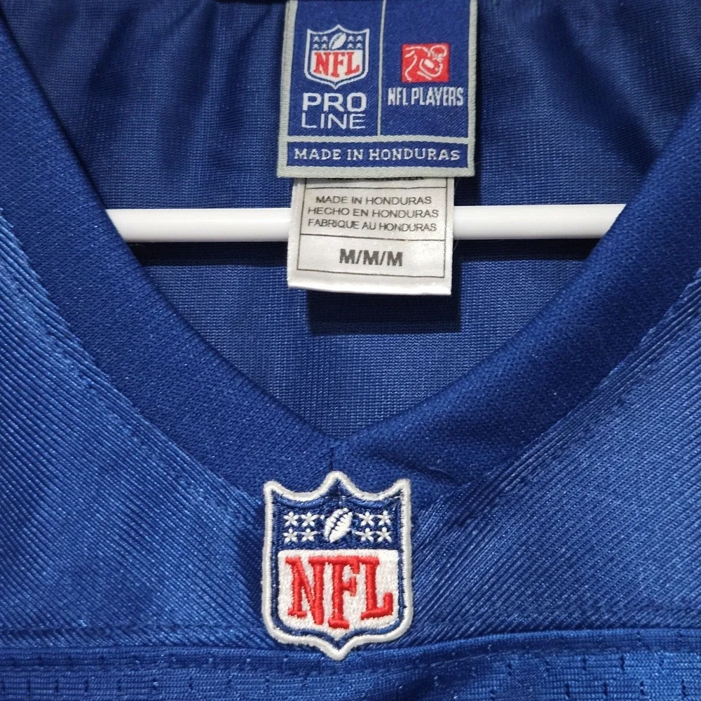 Pro Line Indianapolis Colts Women's Blank Jersey Size M Blue White